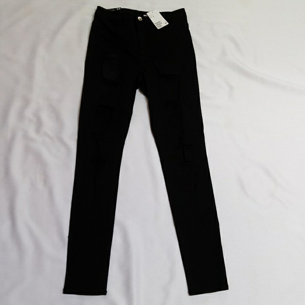 H&M Divided Skinny Distressed Jeans